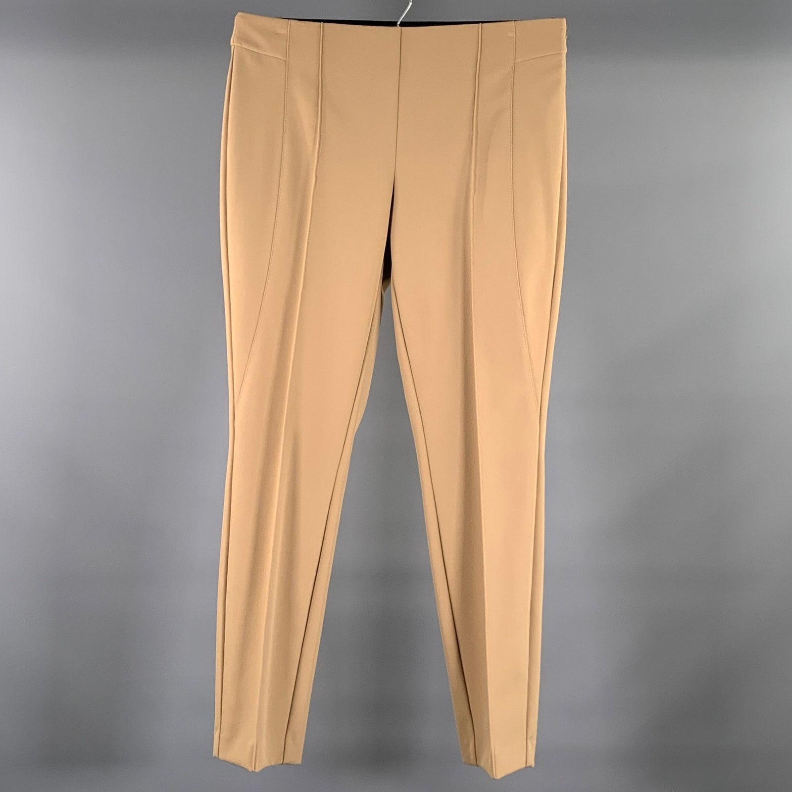 Lafayette 148 LAFAYETTE 148 Size 8 Tan Polyamide Trouser Cut Casual Pants Size US 26 / EU 42 - 1 Thumbnail