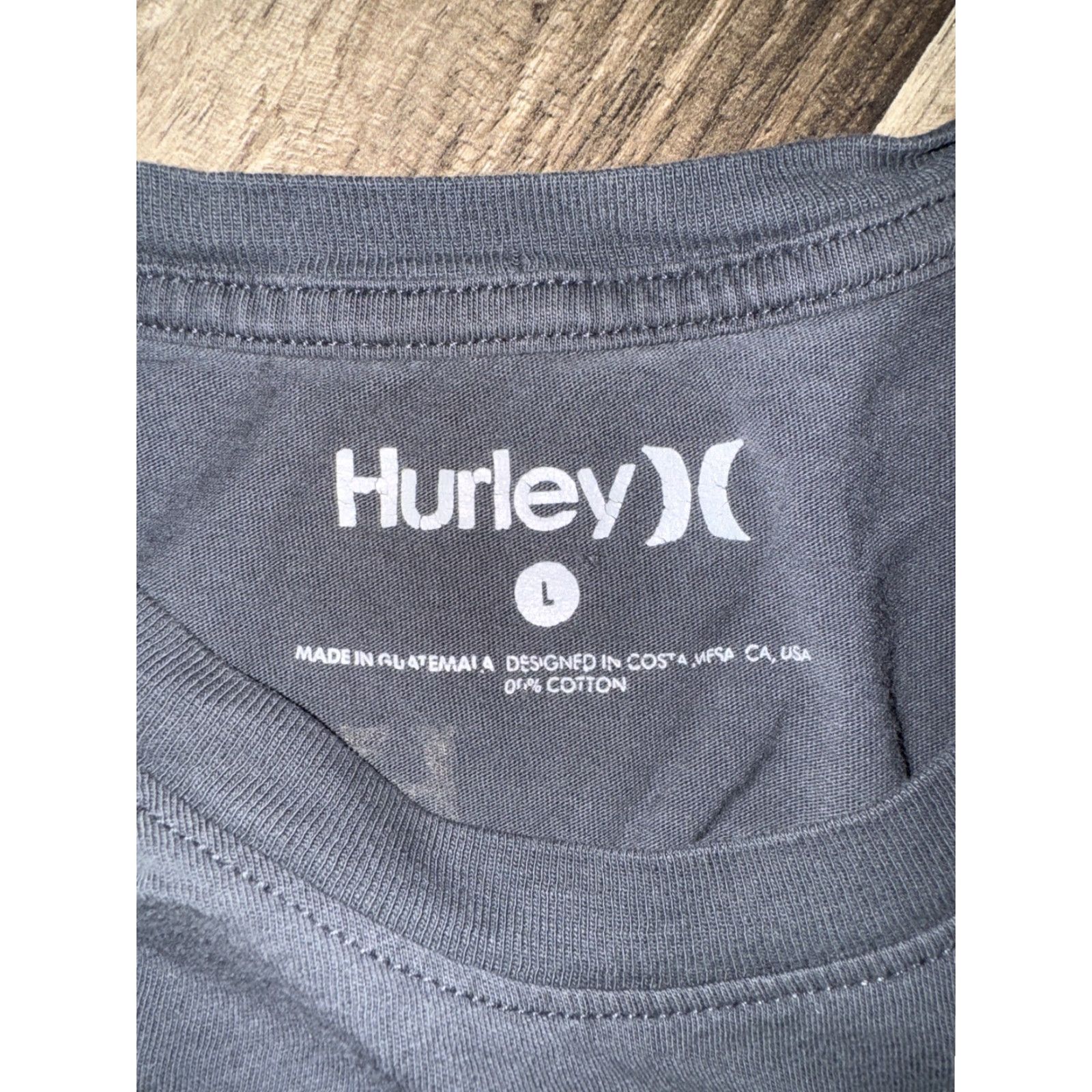 Hurley Hurley T-Shirt Gray L Men Regular All Seasons Lightweight Easy Care Shirt Mens) Size US L / EU 52-54 / 3 - 3 Thumbnail