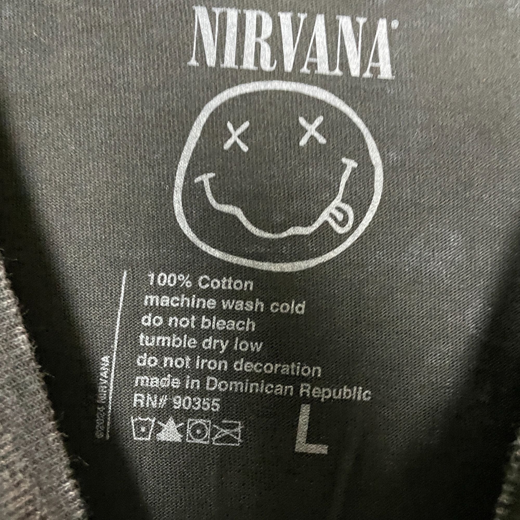 Nirvana Nirvana Smiley Face Rock T-shirt size Large Size US L / EU 52-54 / 3 - 2 Thumbnail