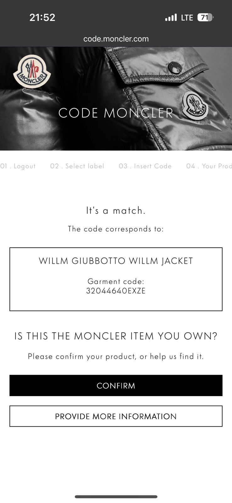 Moncler Moncler Willm Giubbotto Olive Green Down Puffer Jacket Size US XL / EU 56 / 4 - 25 Thumbnail
