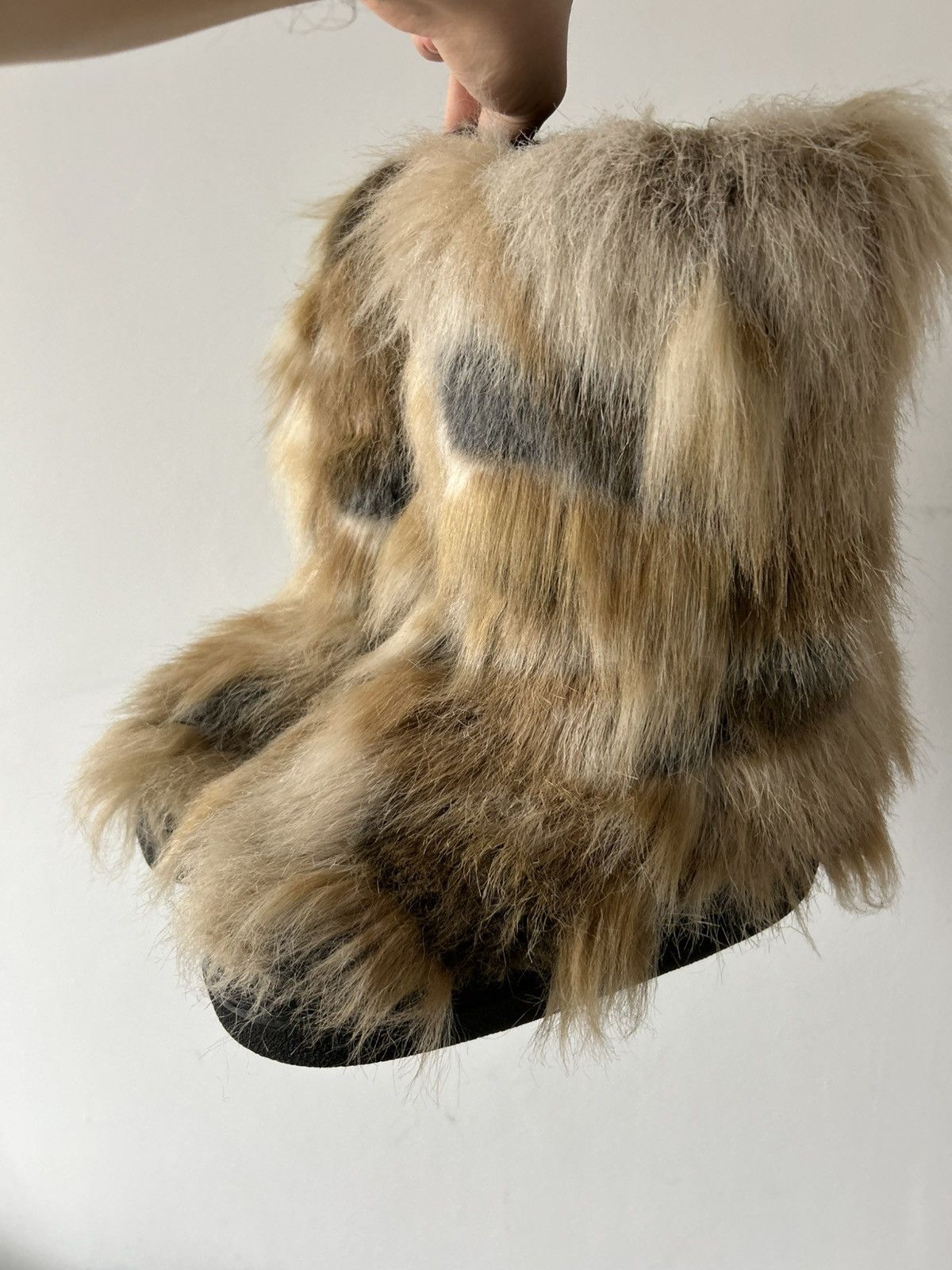 Japanese Brand FAUX FUR RICK OWENS VIBE YETI BOOTS STYLE hysteric glamour Size US 8.5 / EU 41-42 - 10 Thumbnail