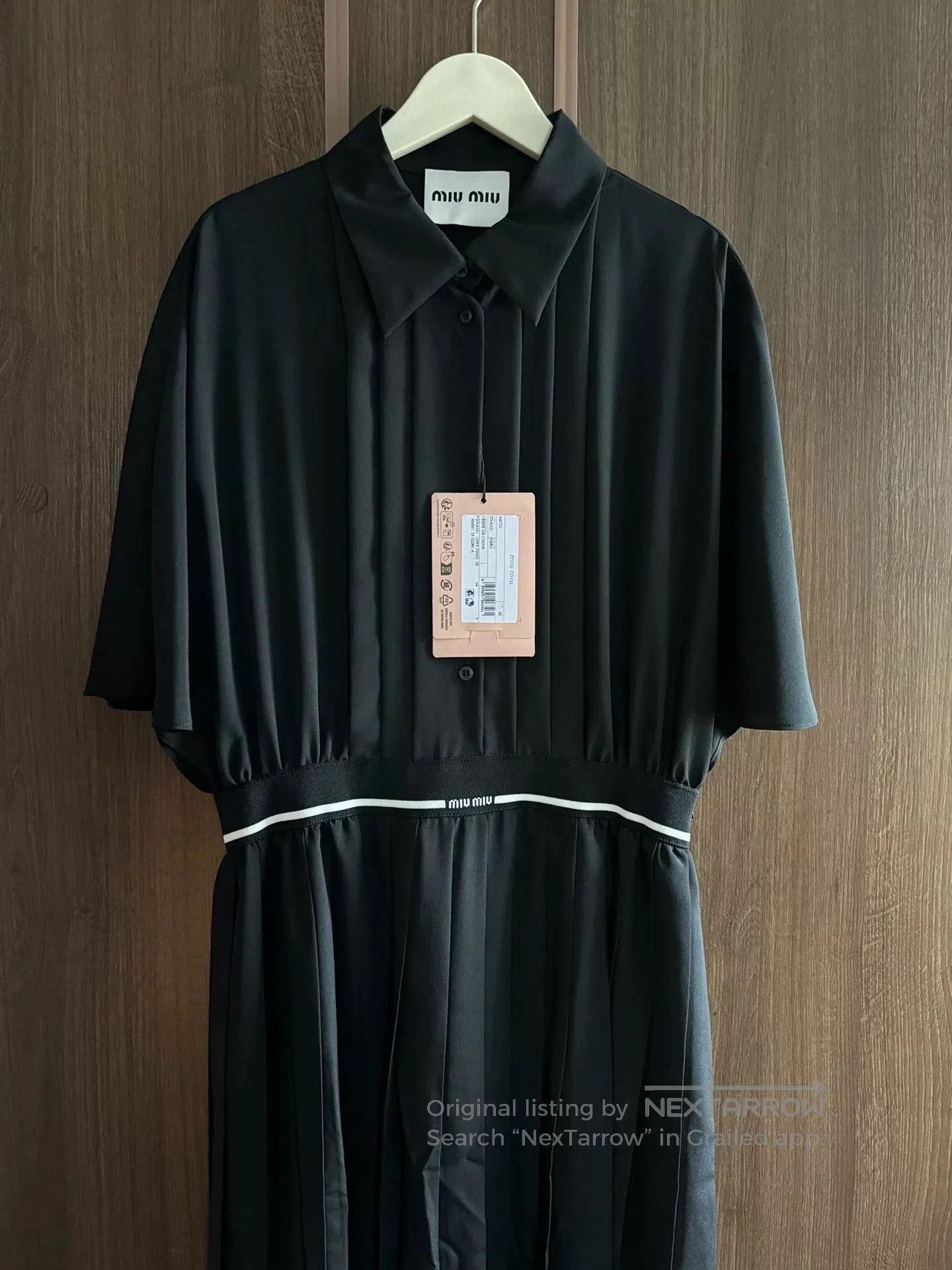 Miu Miu MiuMiu Short Sleeve Shirt Dress 2025. Size M / US 6-8 / IT 42-44 - 2 Thumbnail