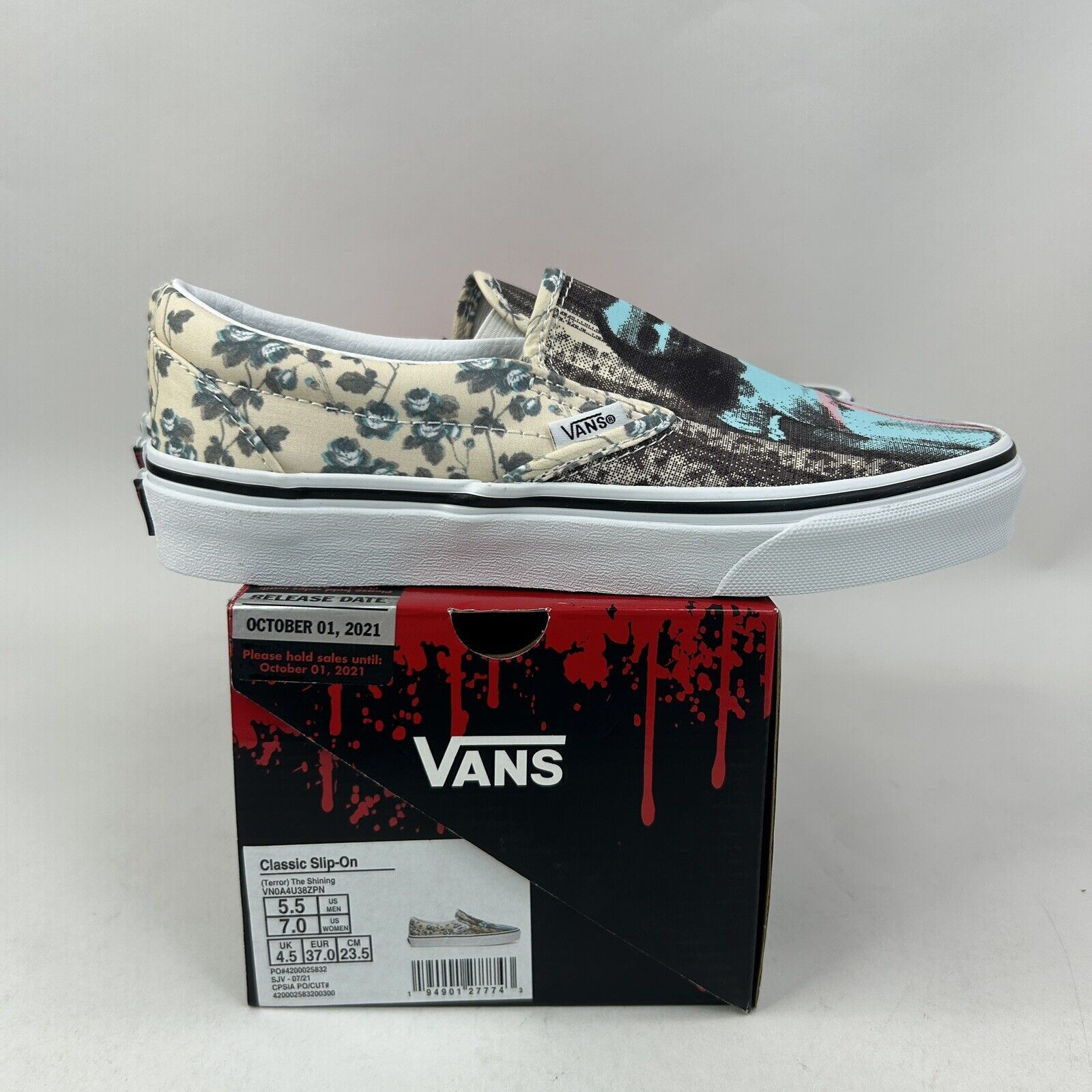 Vans Vans x House Of Terror Classic Slip-On “The Shining” 2024 Size US 7 / IT 37 - 2 Thumbnail