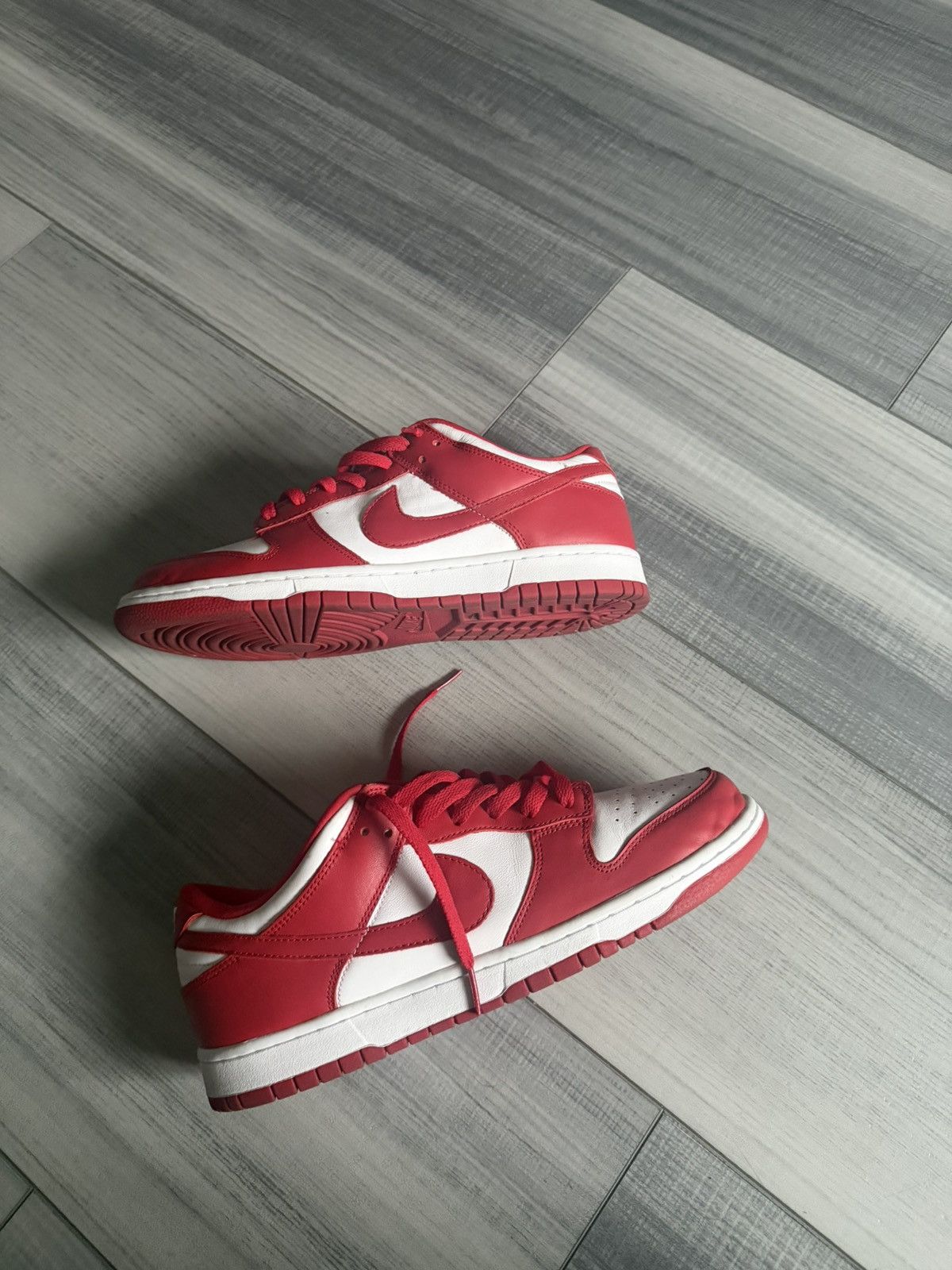 Nike Nike Dunk Low St John’s Red White CU1727-100 Men’s Size 11 Size US 11 / EU 44 - 1 Thumbnail