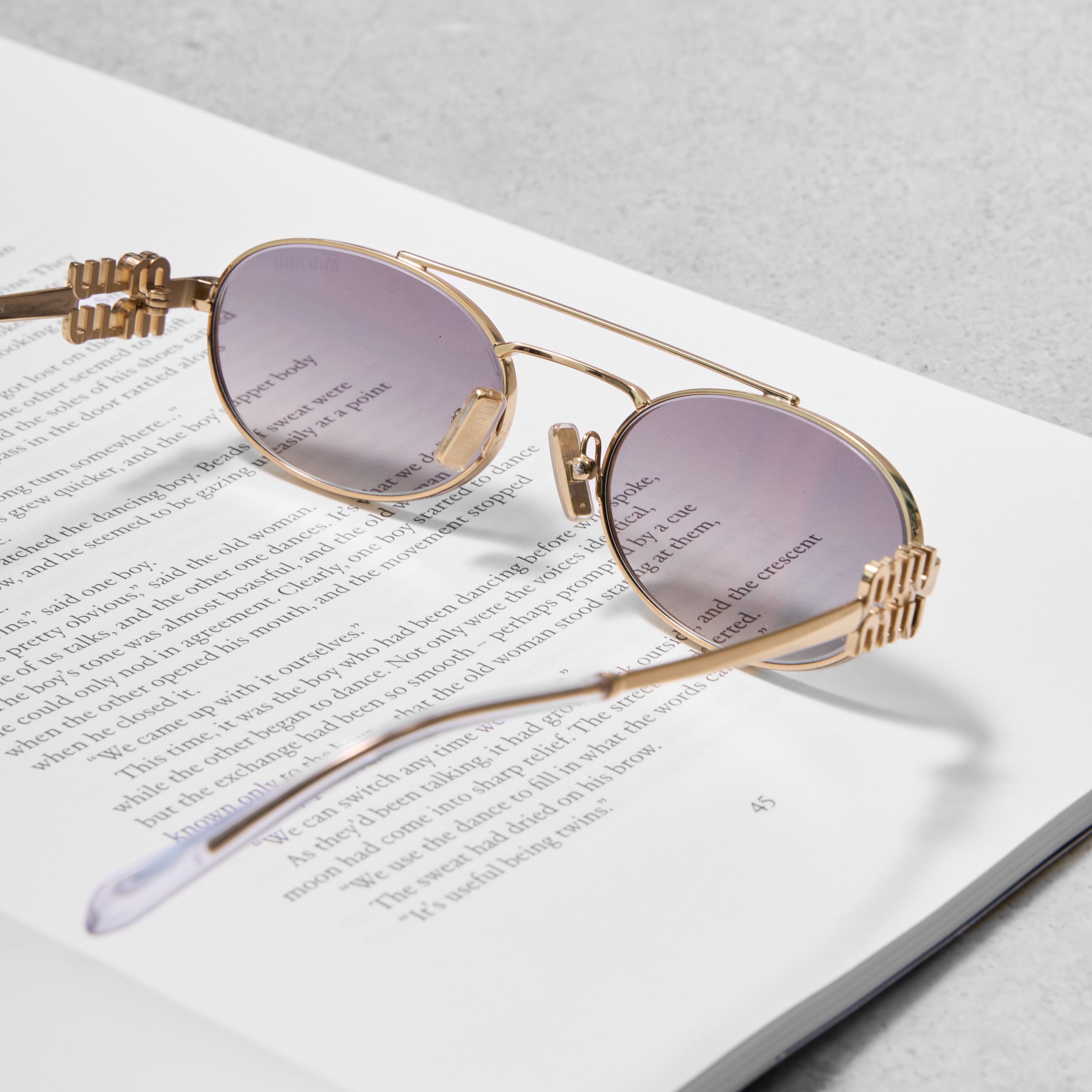 Miu Miu MIU MIU MU 54ZS 5AK30C Sunglasses Size ONE SIZE - 8 Thumbnail