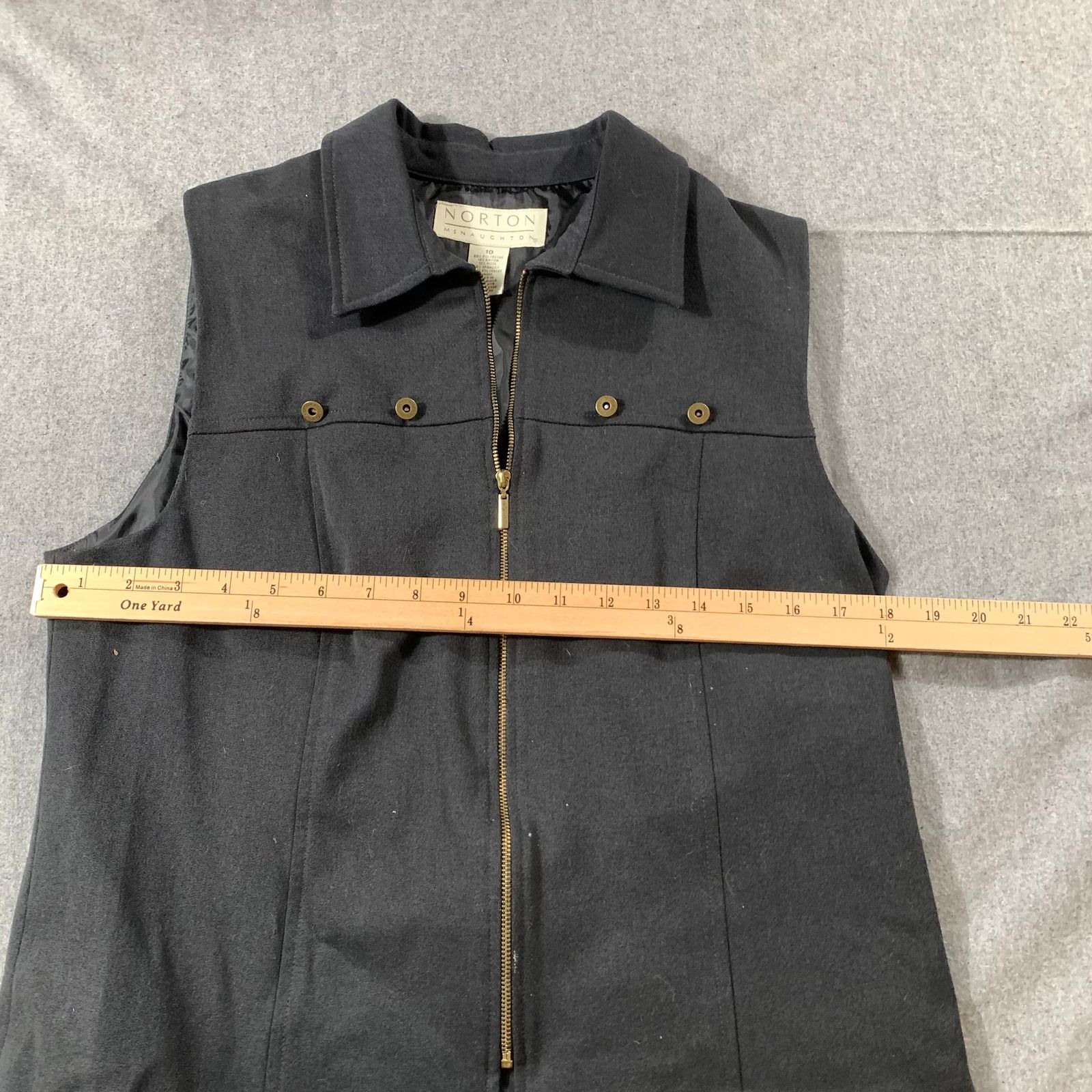 Other Norton Menauohton Shirt Women Size 10 Black Size L / US 10 / IT 46 - 5 Thumbnail