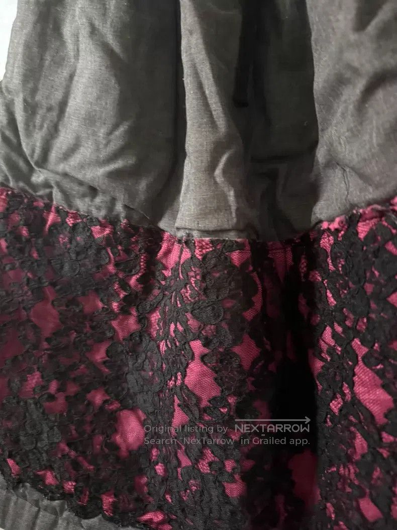 Comme des Garcons Comme Des Garcons size XS Lace and Cotton Skirt Size 22" - 2 Thumbnail
