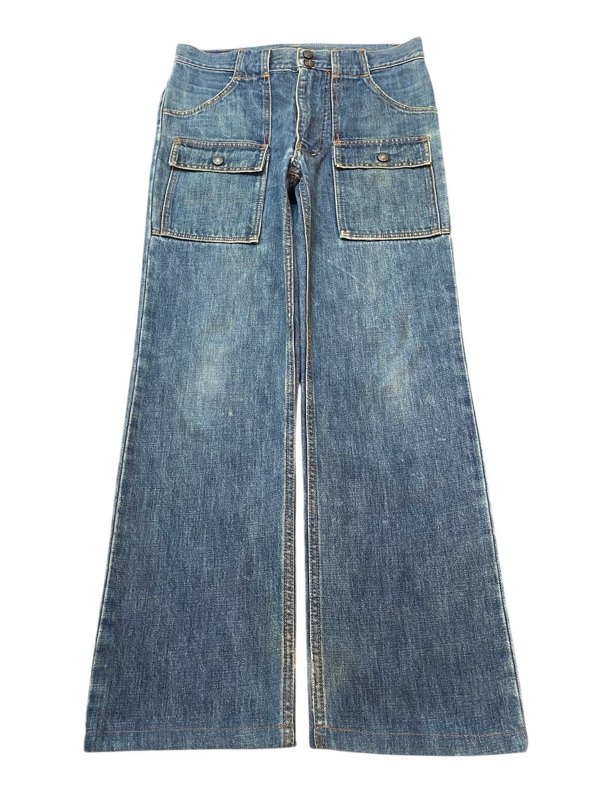 Nepenthes Vintage Japan Nepenthes Bush Pants Faded Style Loose Jeans Size US 30 / EU 46 - 1 Thumbnail
