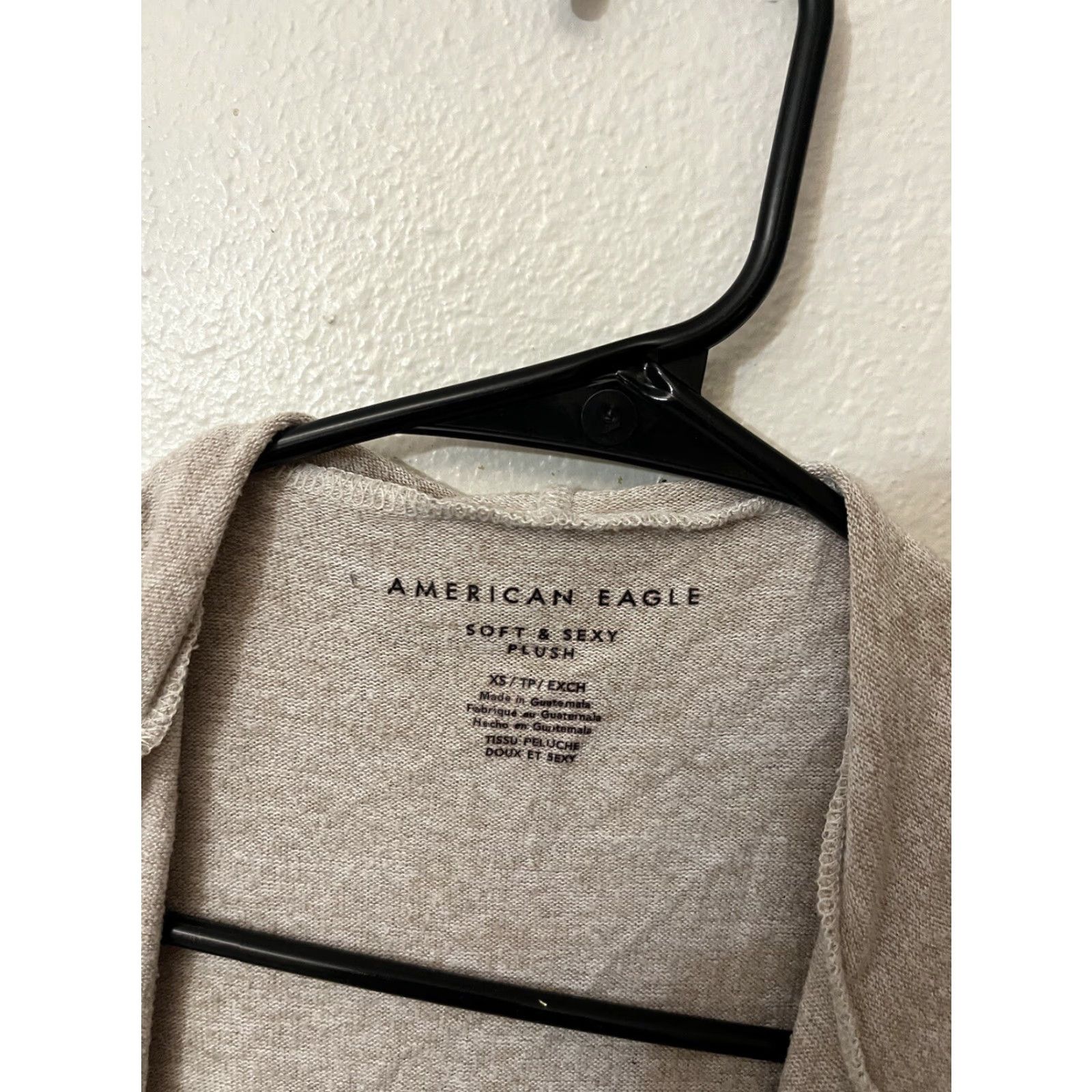 American Eagle Outfitters VINTAGE American Eagle Outfitters Soft & Sexy Plush Hooded Cardigan - Brown - XS - Women Size XS / US 0-2 / IT 36-38 - 3 Thumbnail