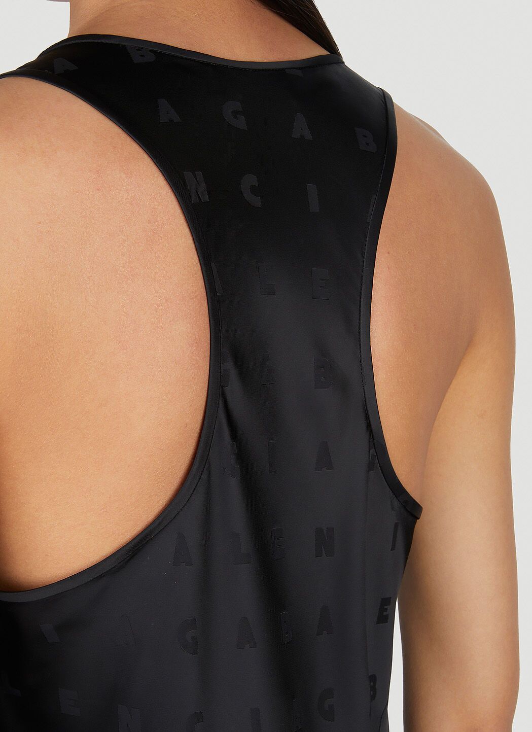 Balenciaga o1la1rc1a1024 Racer Back Gown in Black Size XS / US 0-2 / IT 36-38 - 5 Thumbnail