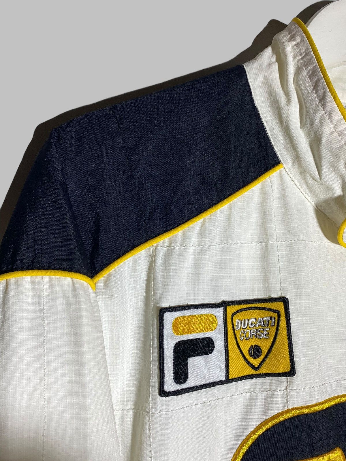 Fila Vintage Y2K Fila Ducati Force Rare Racing Moto Japan Jacket Size US XXL / EU 58 / 5 - 8 Thumbnail