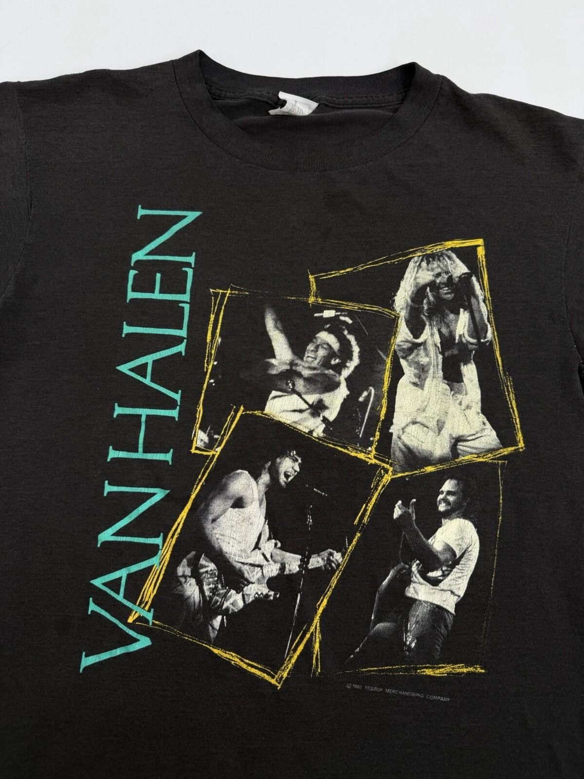 Tornado Mart Vintage 1988 Van Halen World Tour Music Promo Band 
