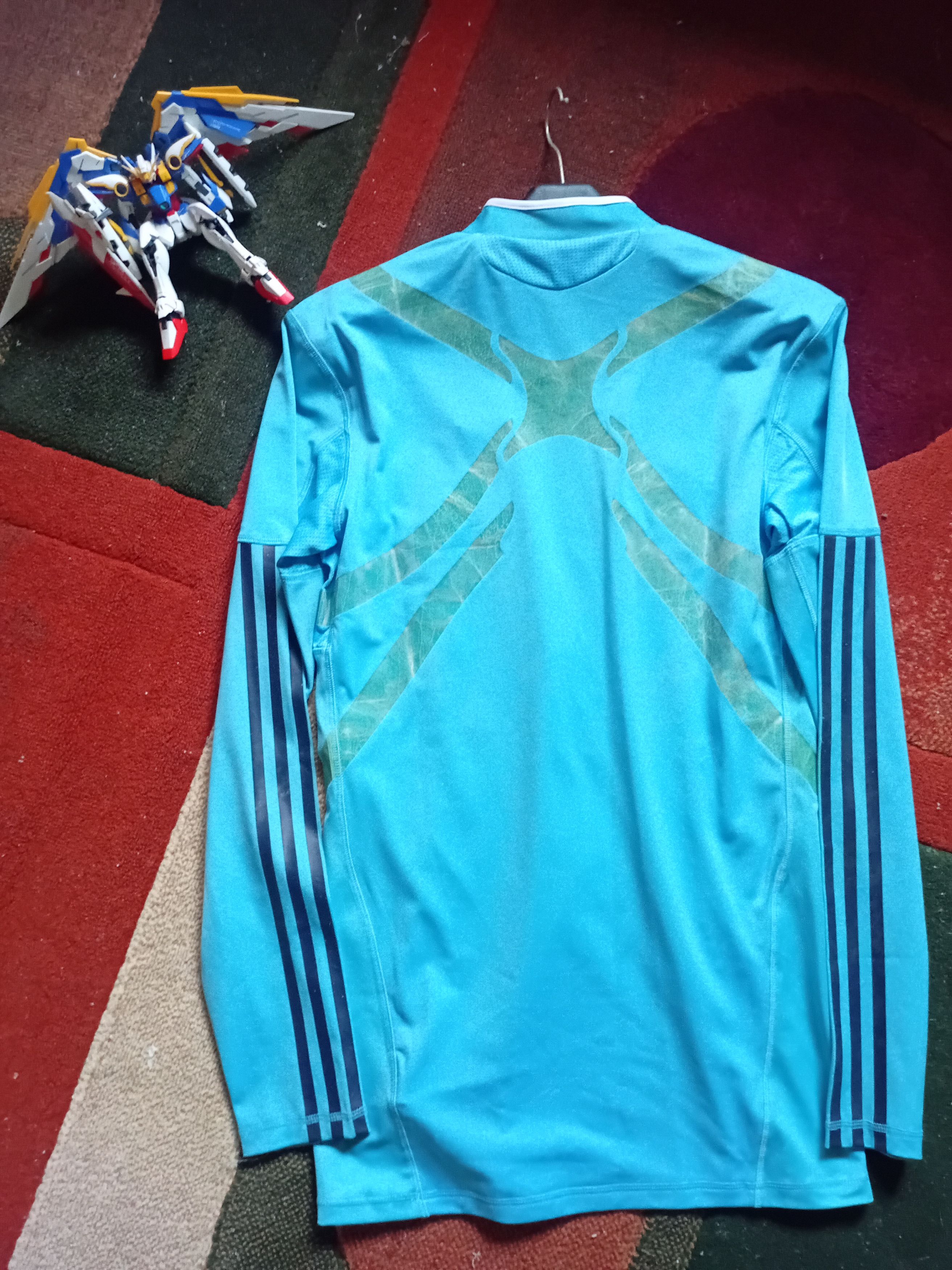 Adidas Marseille 2010 away shirts techfit player issue Size US L / EU 52-54 / 3 - 9 Thumbnail