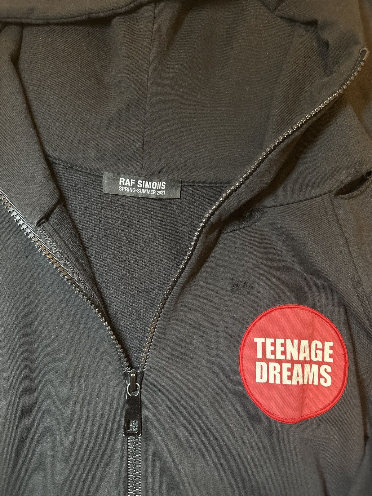 Raf Simons Raf Simons Teenage Dreams zip hoodie Size US L / EU 52-54 / 3 - 4 Thumbnail
