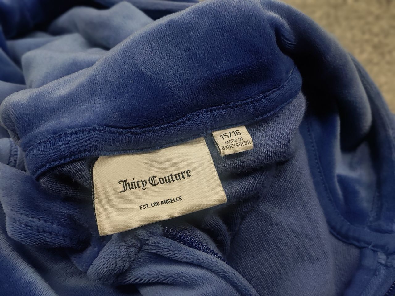 Juicy Couture Juicy Couture Blue Graphic velour zip Hoodie Vintage Y2k Size XL / US 12-14 / IT 48-50 - 12 Thumbnail