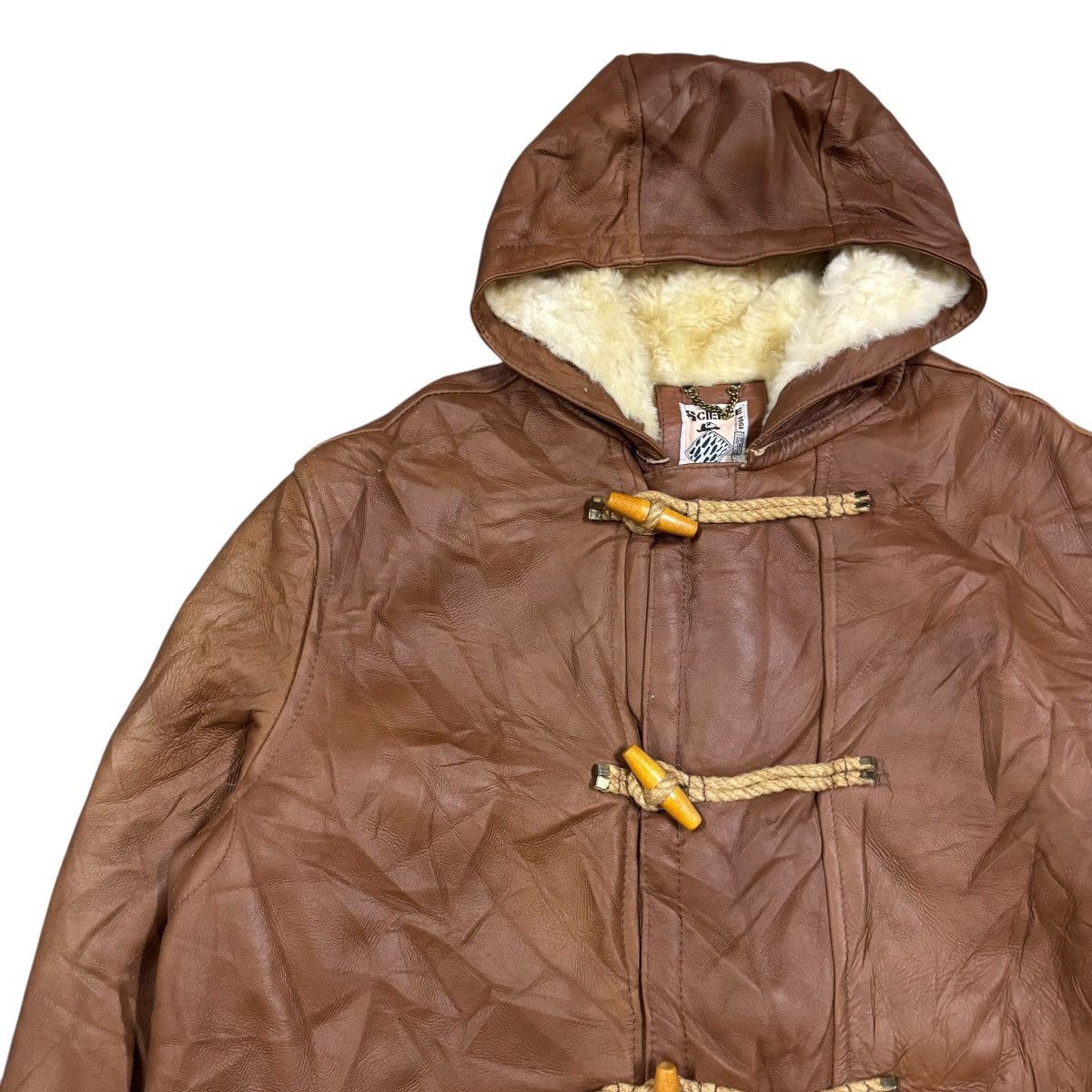 Rocky Mountain Featherbed Vtg🔥Science World Clothing Duffle Linning Faux Fur Sheepskin Size US XL / EU 56 / 4 - 8 Thumbnail