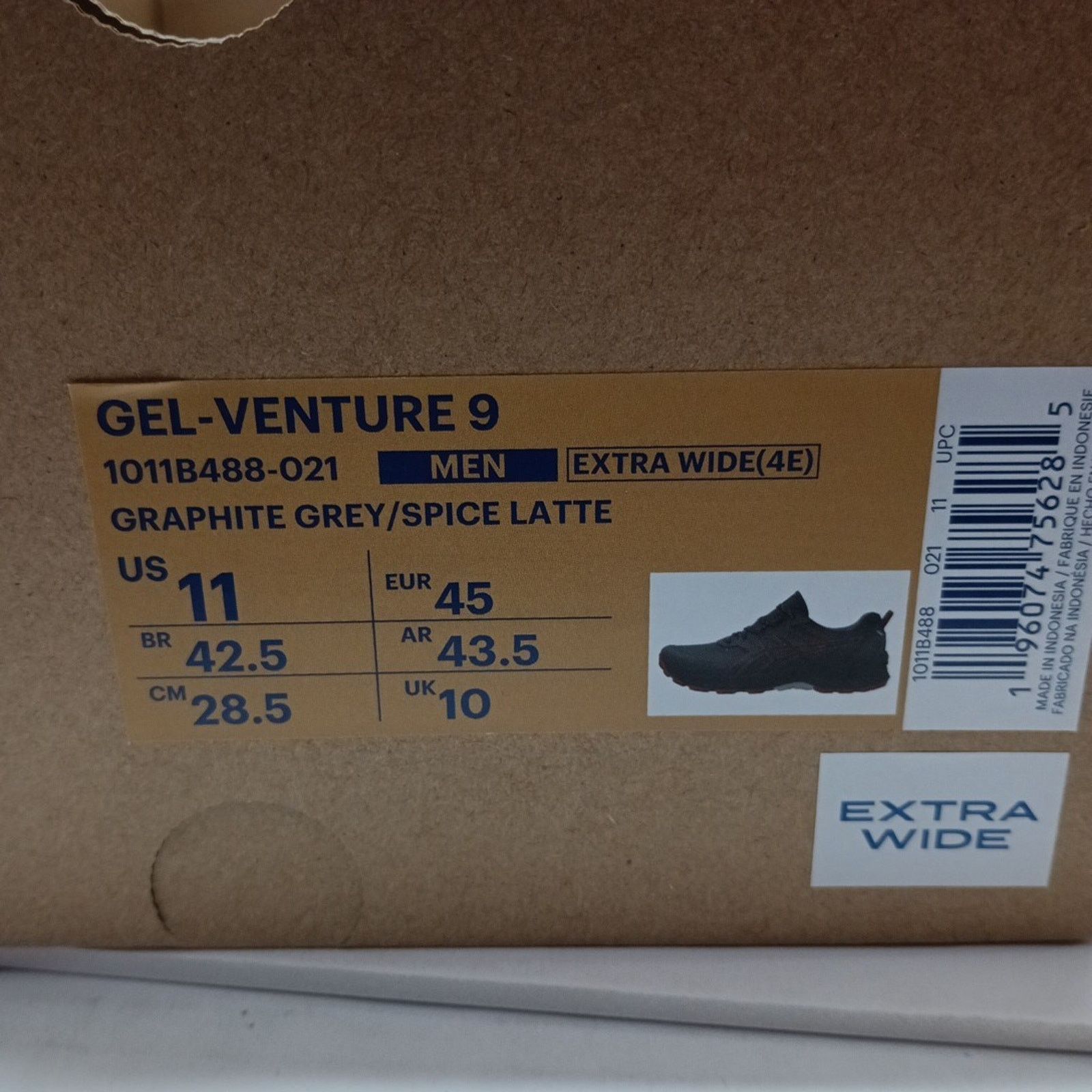 Asics ASICS Gel-Venture 9 Shoes Men's Size 11 Wide (4E) Gray Red Size US 11 / EU 44 - 8 Thumbnail