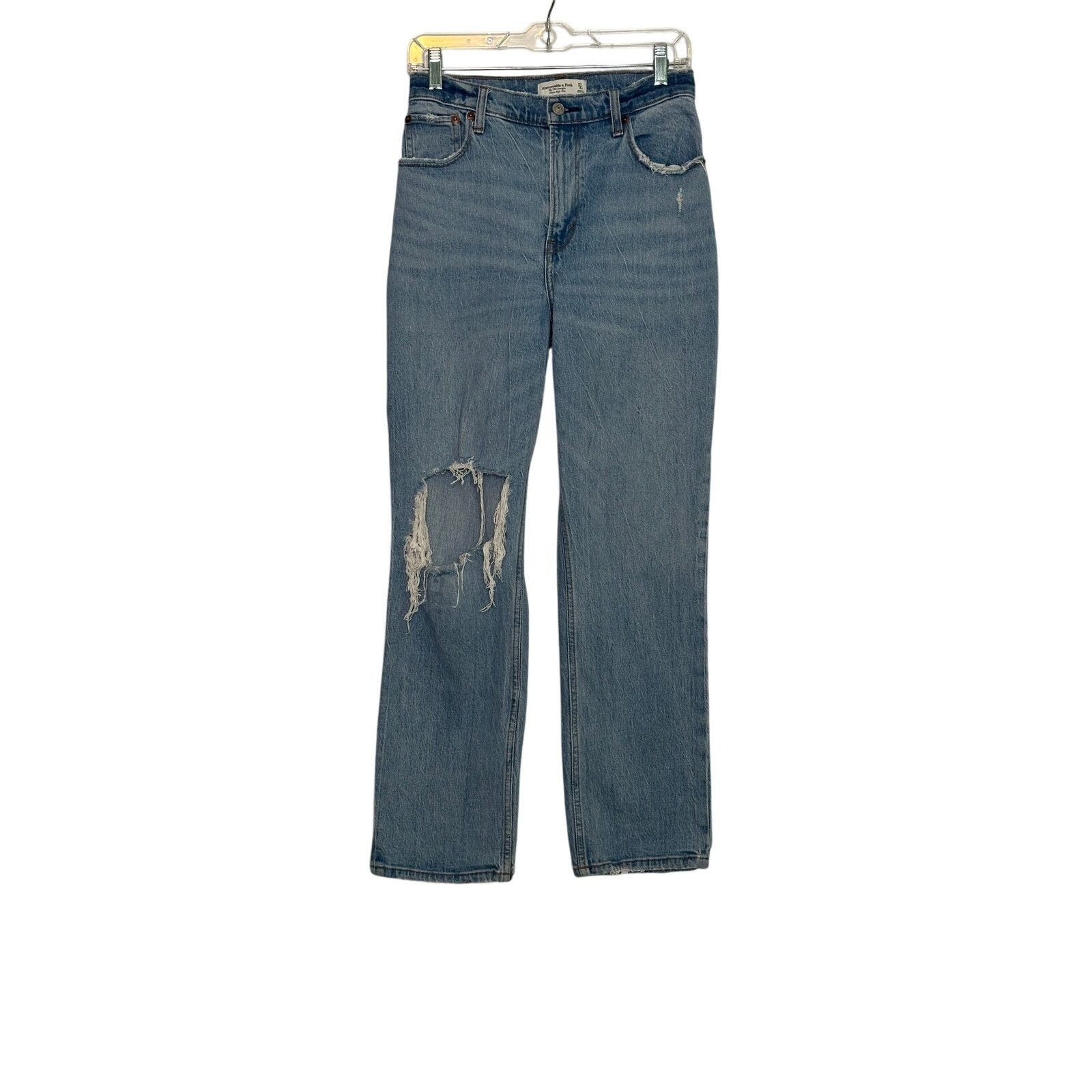 Abercrombie & Fitch Abercrombie & Fitch Straight ultra high rise jeans size 4 Size 27" / US 4 / IT 40 - 6 Thumbnail