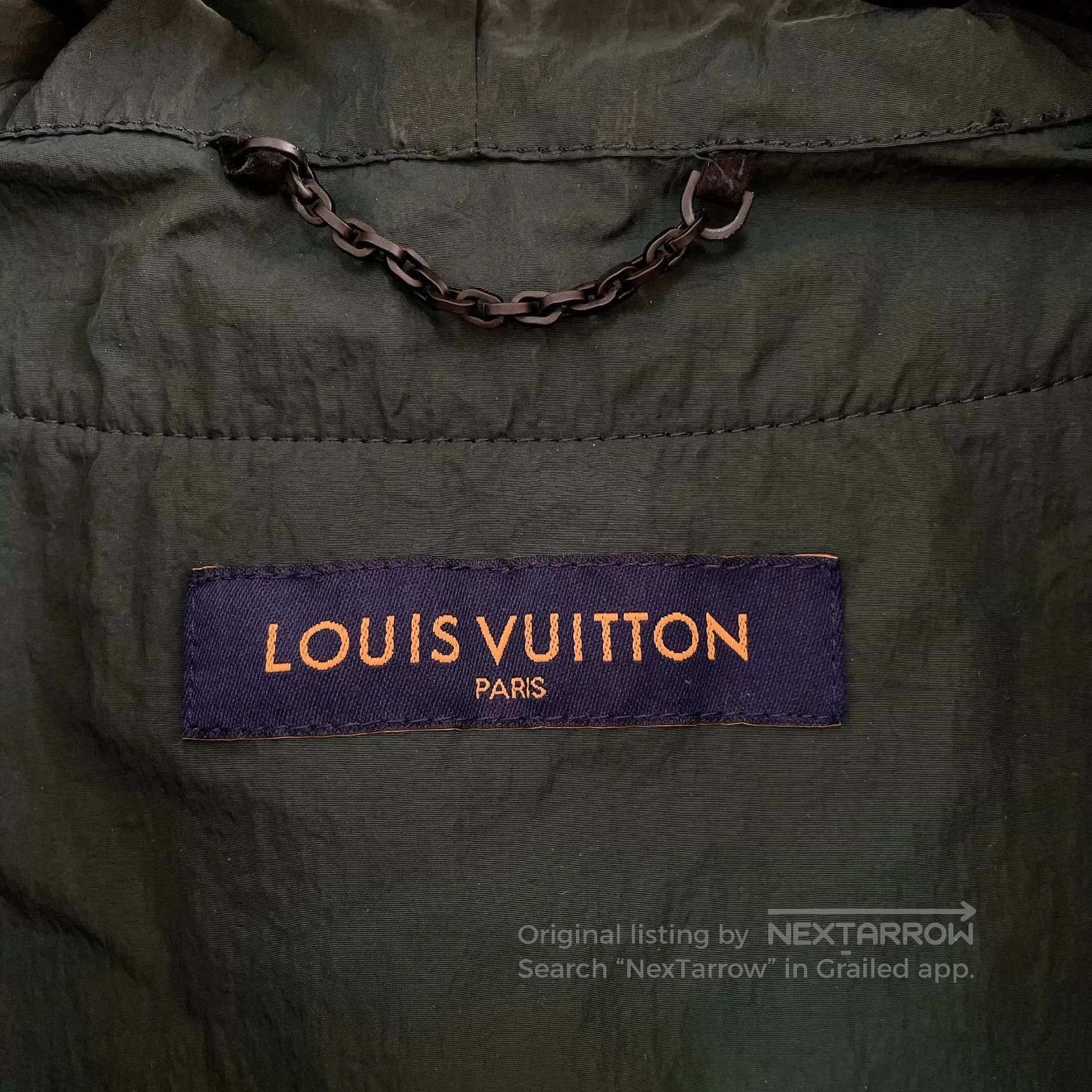Louis Vuitton White Hooded Light Jacket with Graphic Print. Size US L / EU 52-54 / 3 - 5 Thumbnail