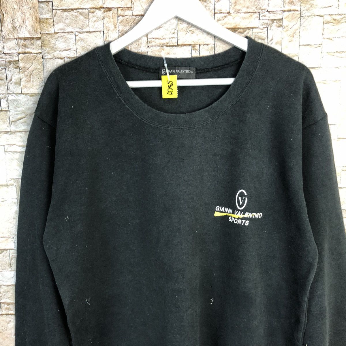 Gianni Valentino Gianni Valentino Spont Black Sweatshirt #A285 Size US L / EU 52-54 / 3 - 5 Thumbnail