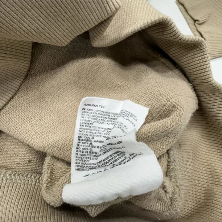 AMI AMIPARIS FW21 Heart Logo Zip Hoodie Beige -2507 Size US XXL / EU 58 / 5 - 6 Thumbnail