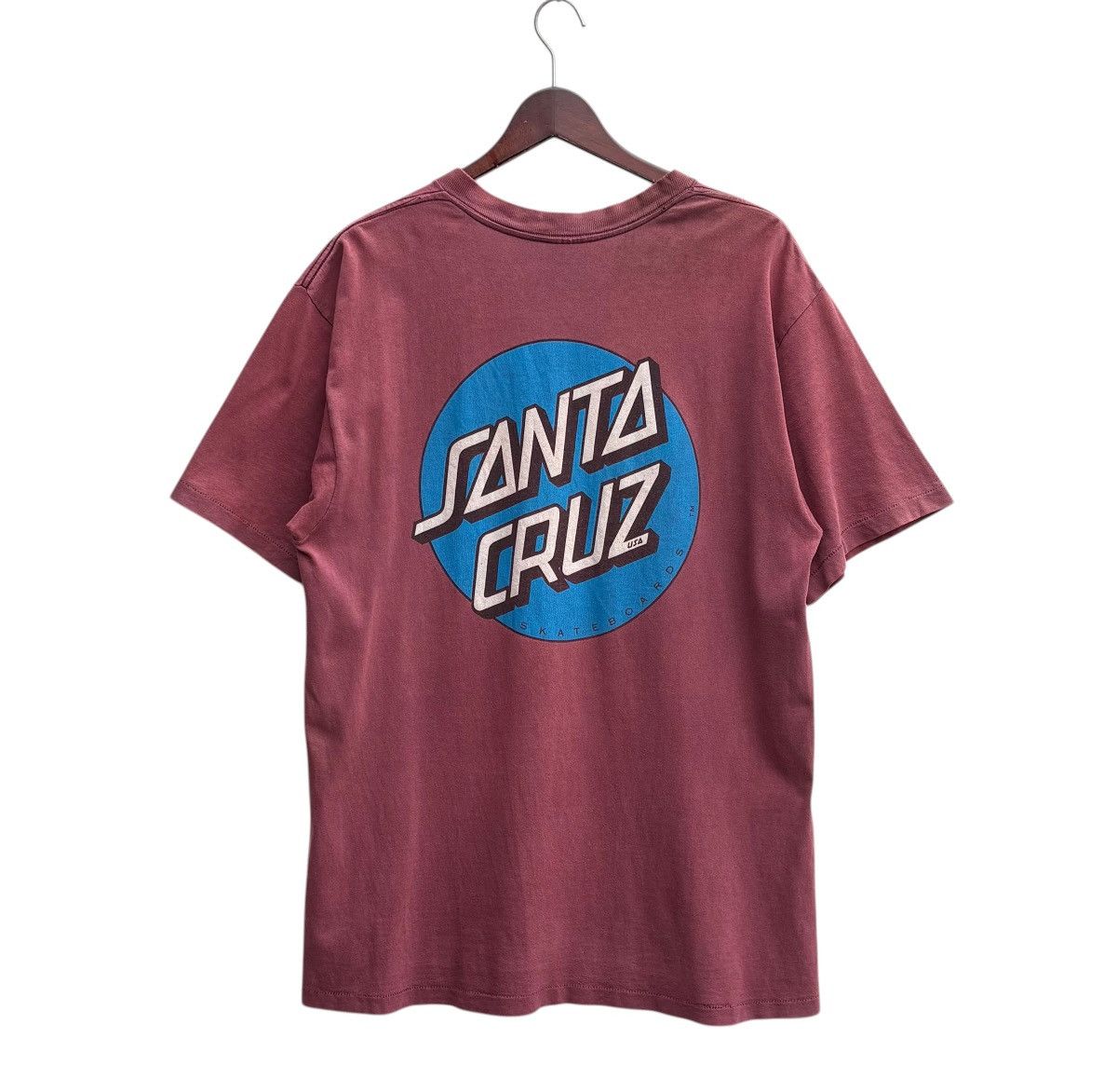 Santa Cruz Skateboards Vintage 90’s Santa Cruz Skateboards OG Logo Distressed Shirt Size US M / EU 48-50 / 2 - 10 Thumbnail