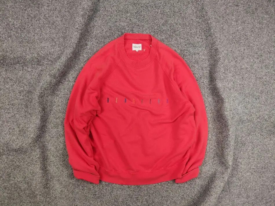 VTG 80s UNITED COLORS OF BENETTON JUMPER SIZE L