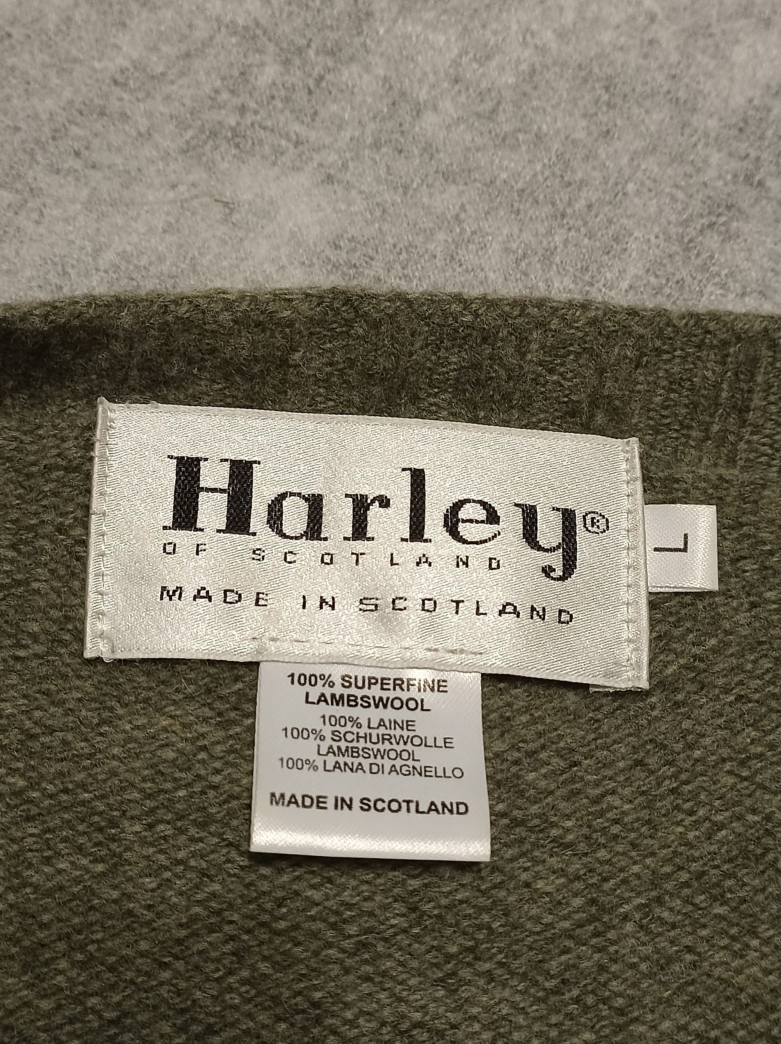 Harley of Scotland Harley of Scotland Lambswool Knit Men Sweater Size L Size US L / EU 52-54 / 3 - 7 Thumbnail