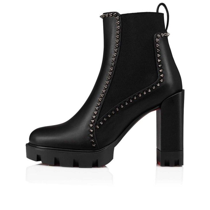 Christian Louboutin o1s1wg110924 Out Line Spikes Boots in Black Size US 9 / IT 39 - 2 Thumbnail