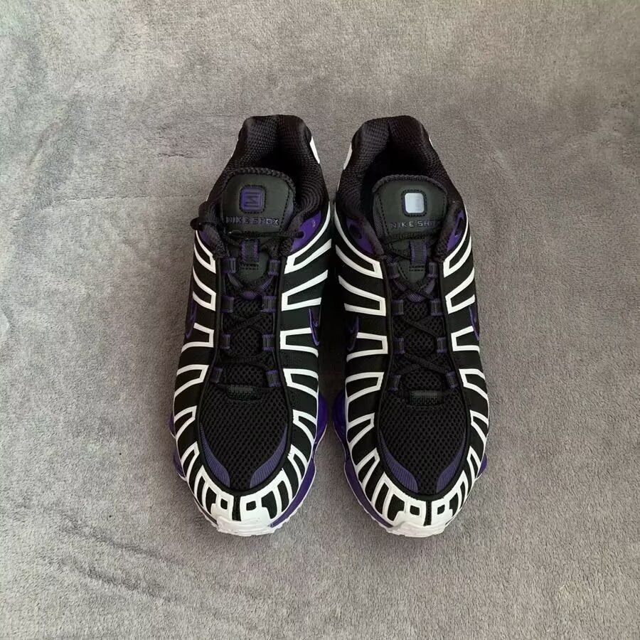 Nike Nike Shox TL court purple white Size US 11.5 / EU 44-45 - 8 Thumbnail