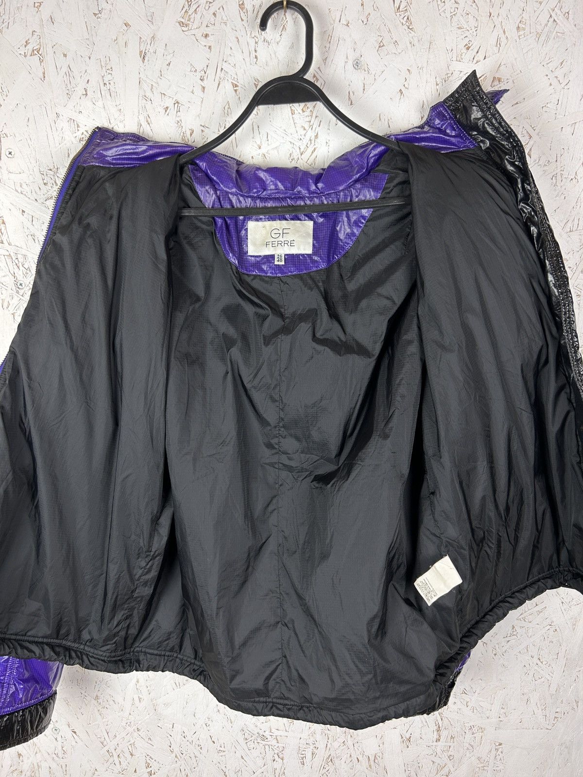 Ferre 00s Vintage 2009 Archive GF Ferre Shiny Nylon Jacket Size S / US 4 / IT 40 - 10 Thumbnail