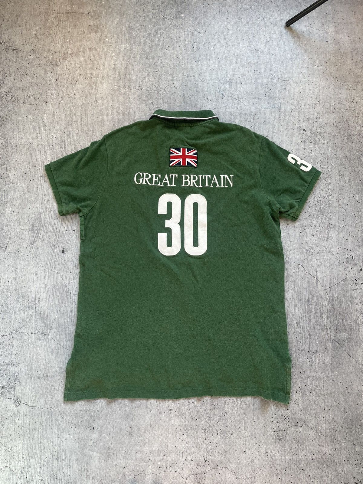 Polo Ralph Lauren Vintage Polo Ralph Lauren Great Britain T-shirt #30 Size US XL / EU 56 / 4 - 1 Thumbnail