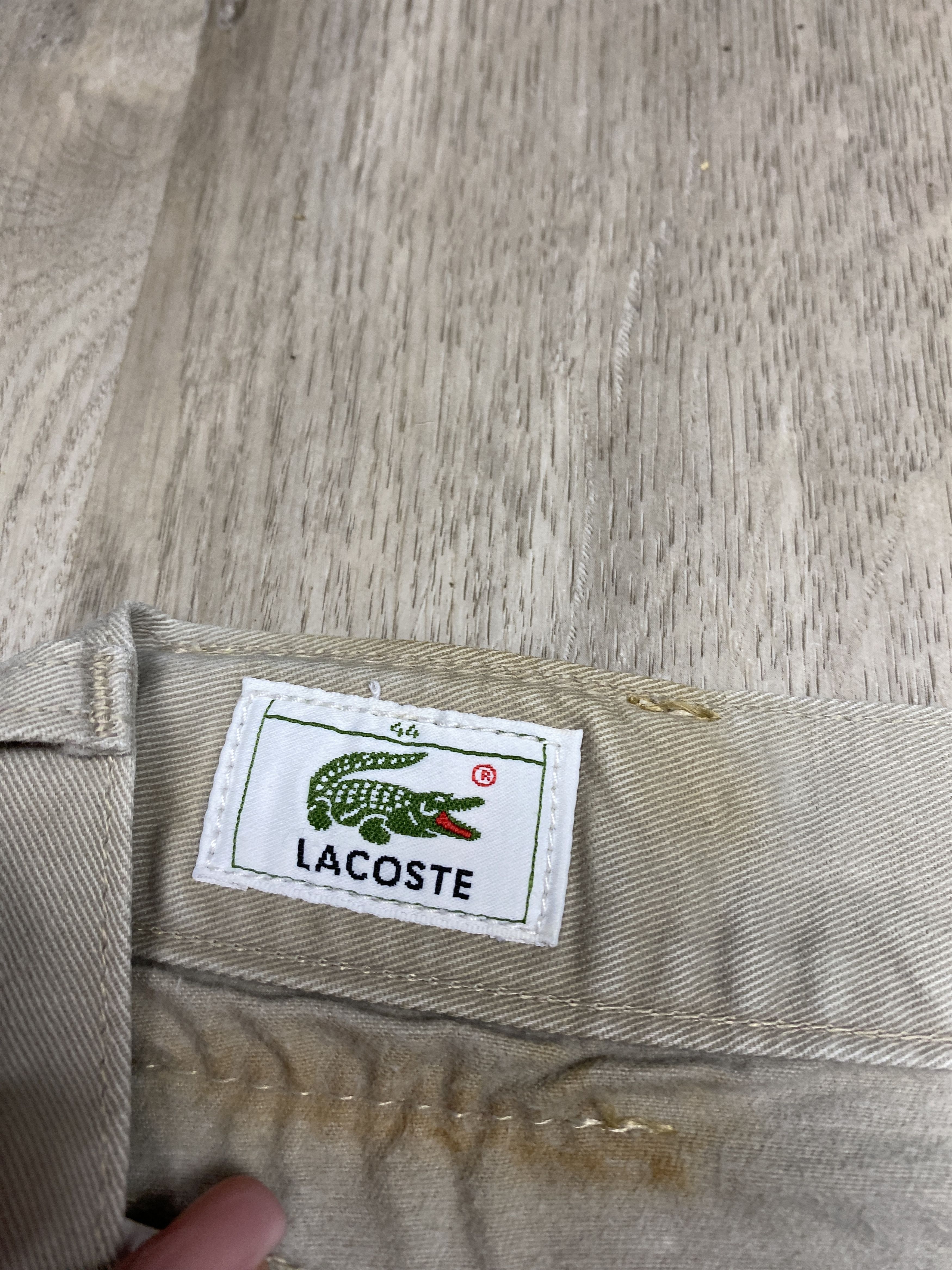 Lacoste × Vintage Lacoste Vintage Mens Chino Pants Size US 34 / EU 50 - 7 Thumbnail