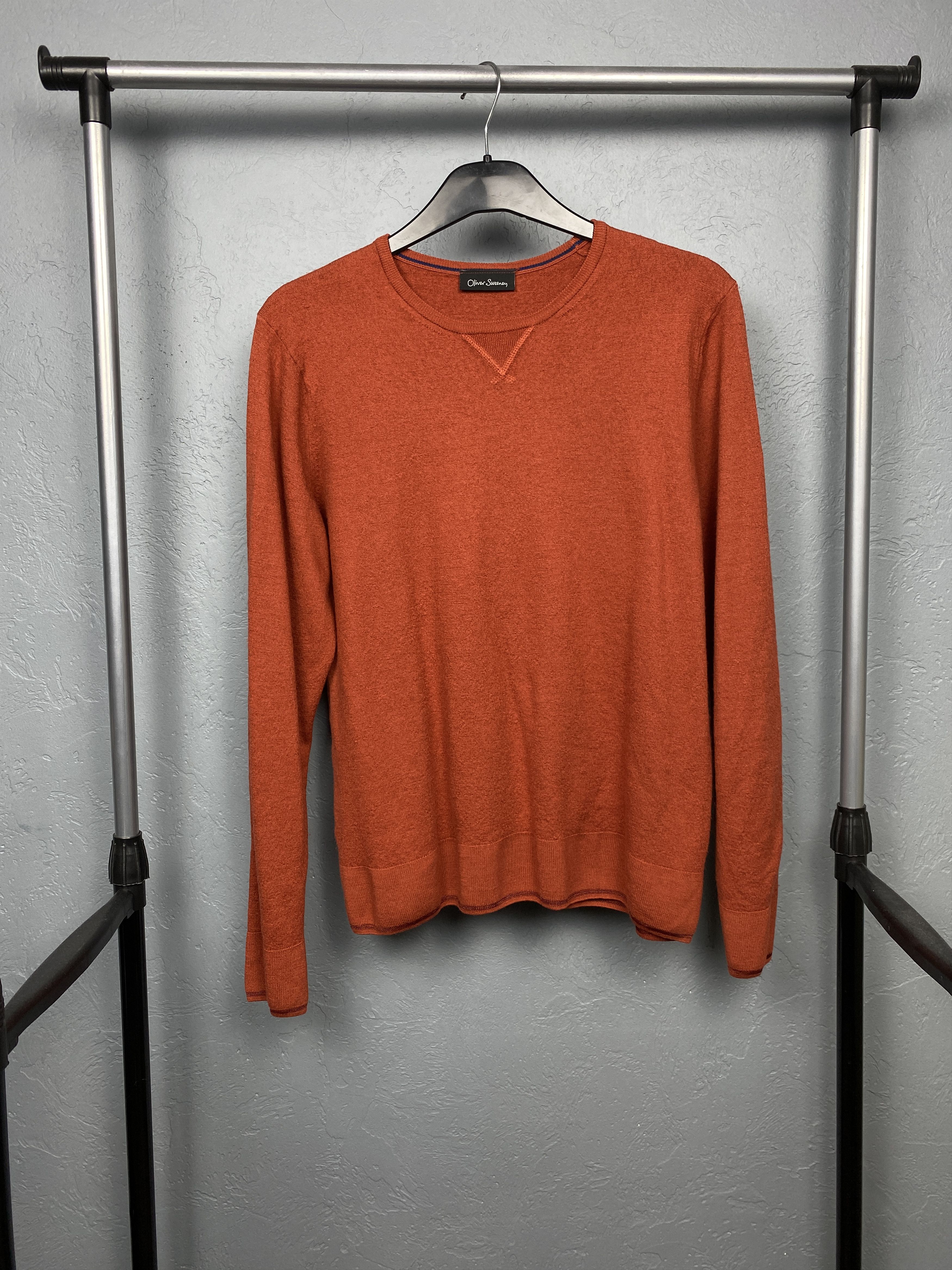 Oliver Sweeney Oliver Sweeney Vintage Mens Wool Crew Neck Sweater Size US M / EU 48-50 / 2 - 1 Thumbnail