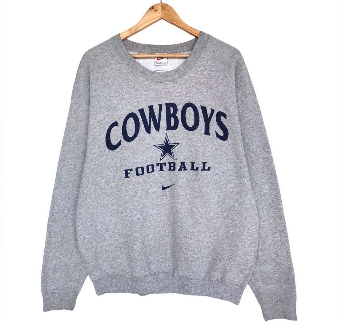 Nike Vintage 90s Nike Centre Dallas Cowboy NFL Sweatshirt Size US L / EU 52-54 / 3 - 1 Thumbnail
