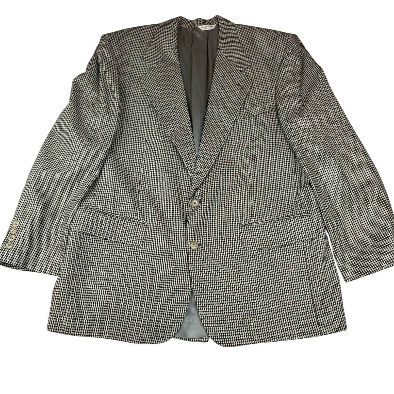 Bill Blass Bill Blass Hechts Houndstooth Blazer - Size 42R (Approx) Size 42R - 1 Thumbnail