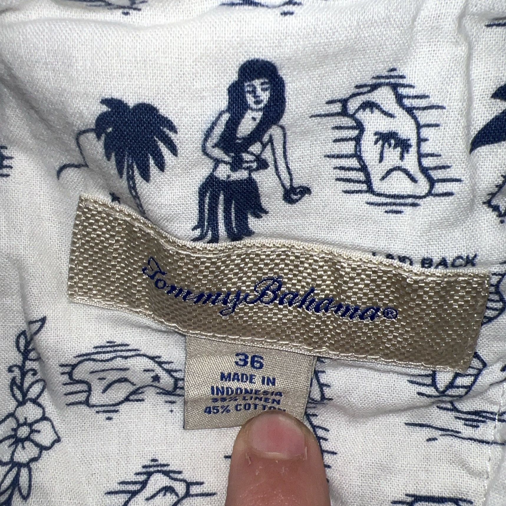 Tommy Bahama Tommy Bahama Beige Linen Blend Striped Shorts Mens Size 36 Chino Linen Beige Striped Mens 36 Size US 36 / EU 52 - 5 Thumbnail