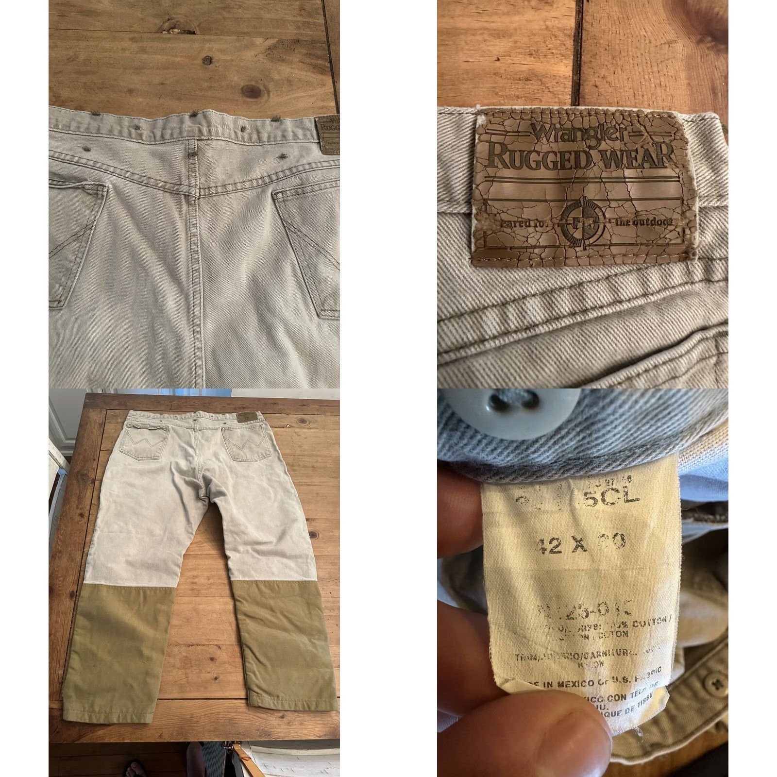 Wrangler Wrangler ProGear Jeans Work Hunting Mens 42x30 Beige Briar Guard Pro Gear Brush Pants Straight 42 Mens Size US 42 / EU 58 - 8 Thumbnail