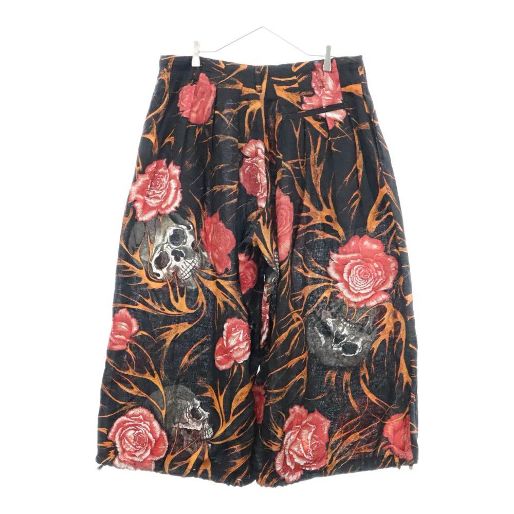 Yohji Yamamoto BLACK Scandal Yohji Yamamoto 19SS Skull Print Baloon Pants Size US 35 - 2 Thumbnail