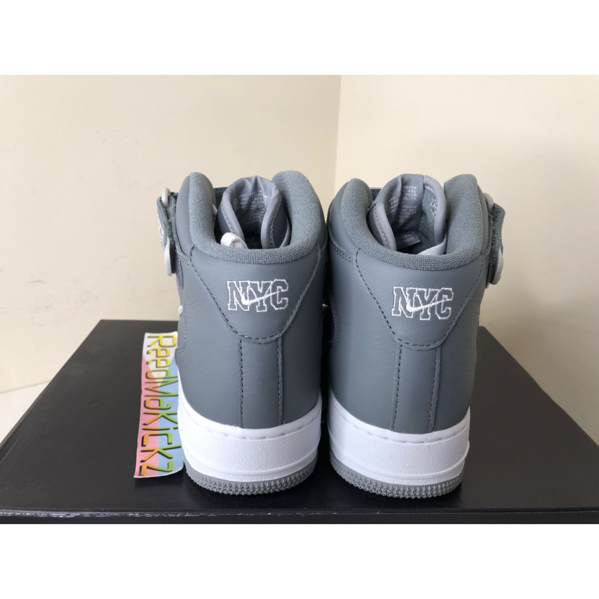 Nike Nike Air Force 1 Mid Jewel NYC Grey WOMENS 7us Size US 7 / IT 37 - 4 Thumbnail