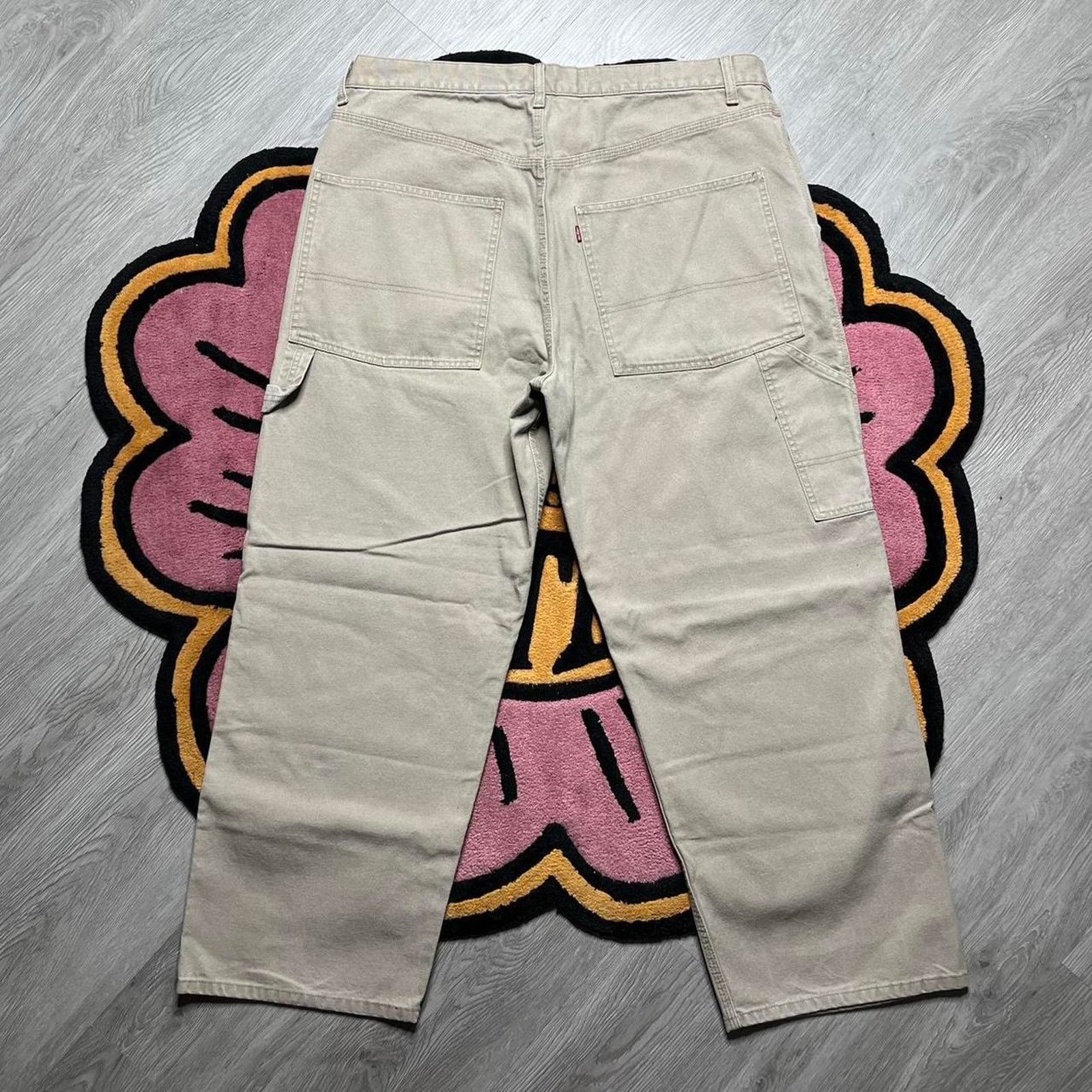 Levi's × Vintage Vintage Y2K Levi’s Carpenter Loose Fit Work Pants Size 38x30 Size US 38 / EU 54 - 1 Thumbnail