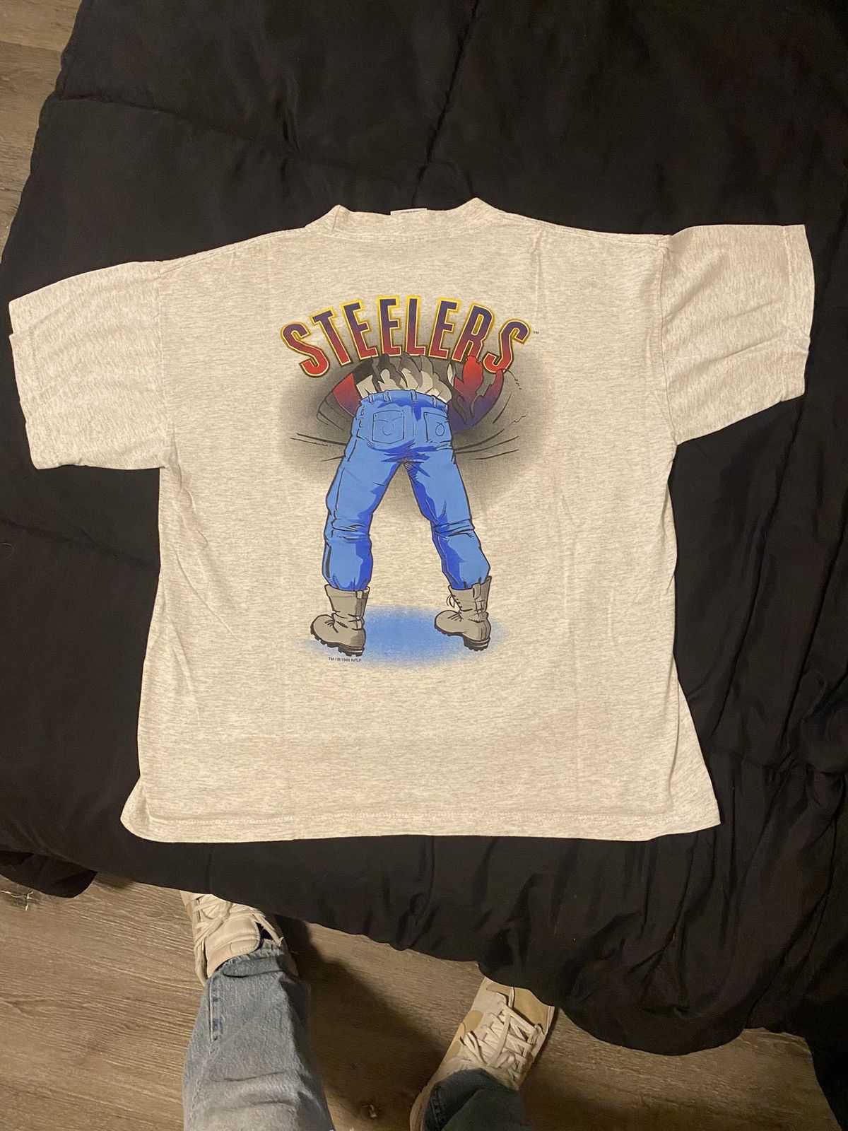 Vintage 1995 Pittsburgh steelers breakthrough t shirt sz m Size US M / EU 48-50 / 2 - 2 Thumbnail