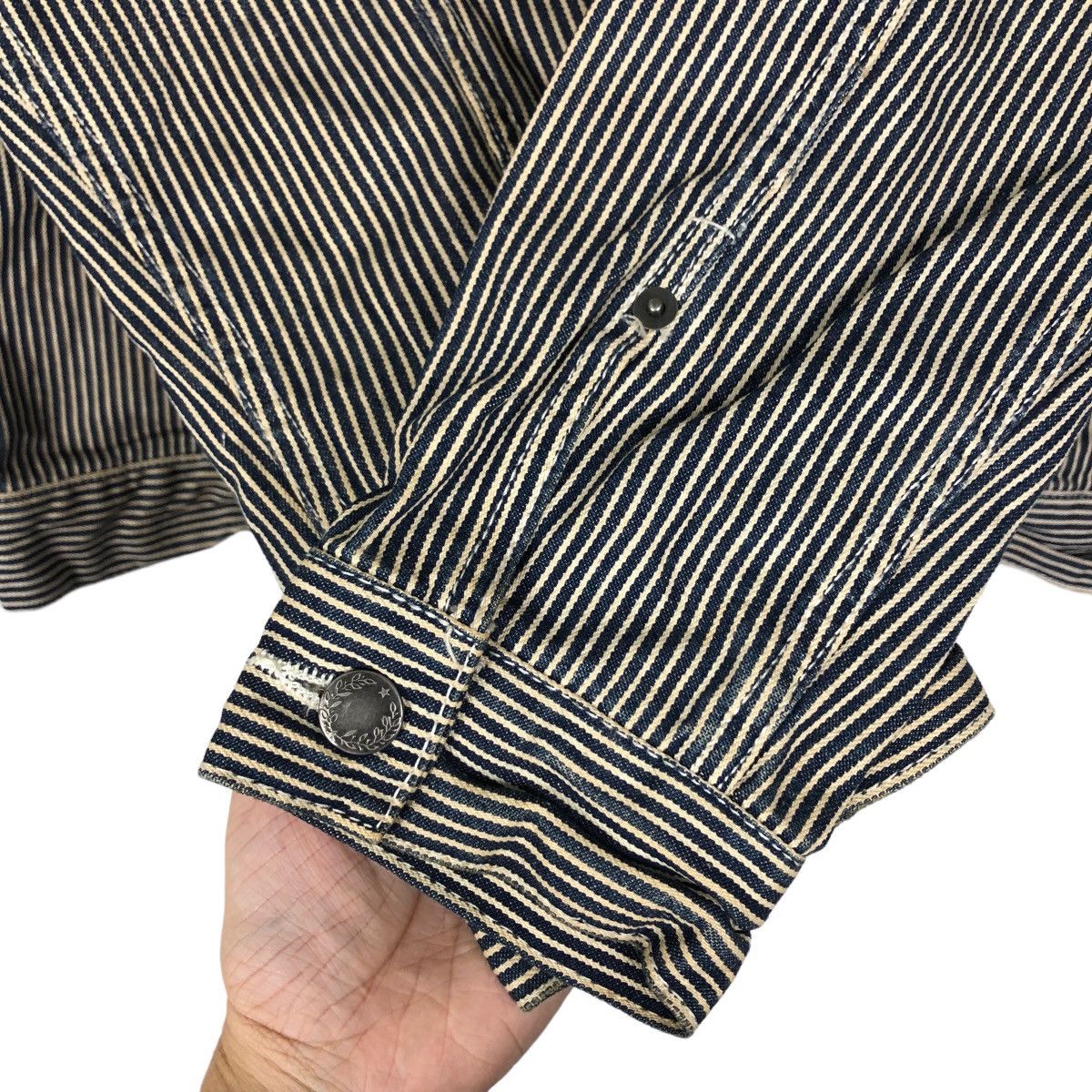 Vintage 90’s VINTAGE HIKORY CHORE JACKET UNION MADE INSPIRE KAPITAL Size US M / EU 48-50 / 2 - 12 Thumbnail