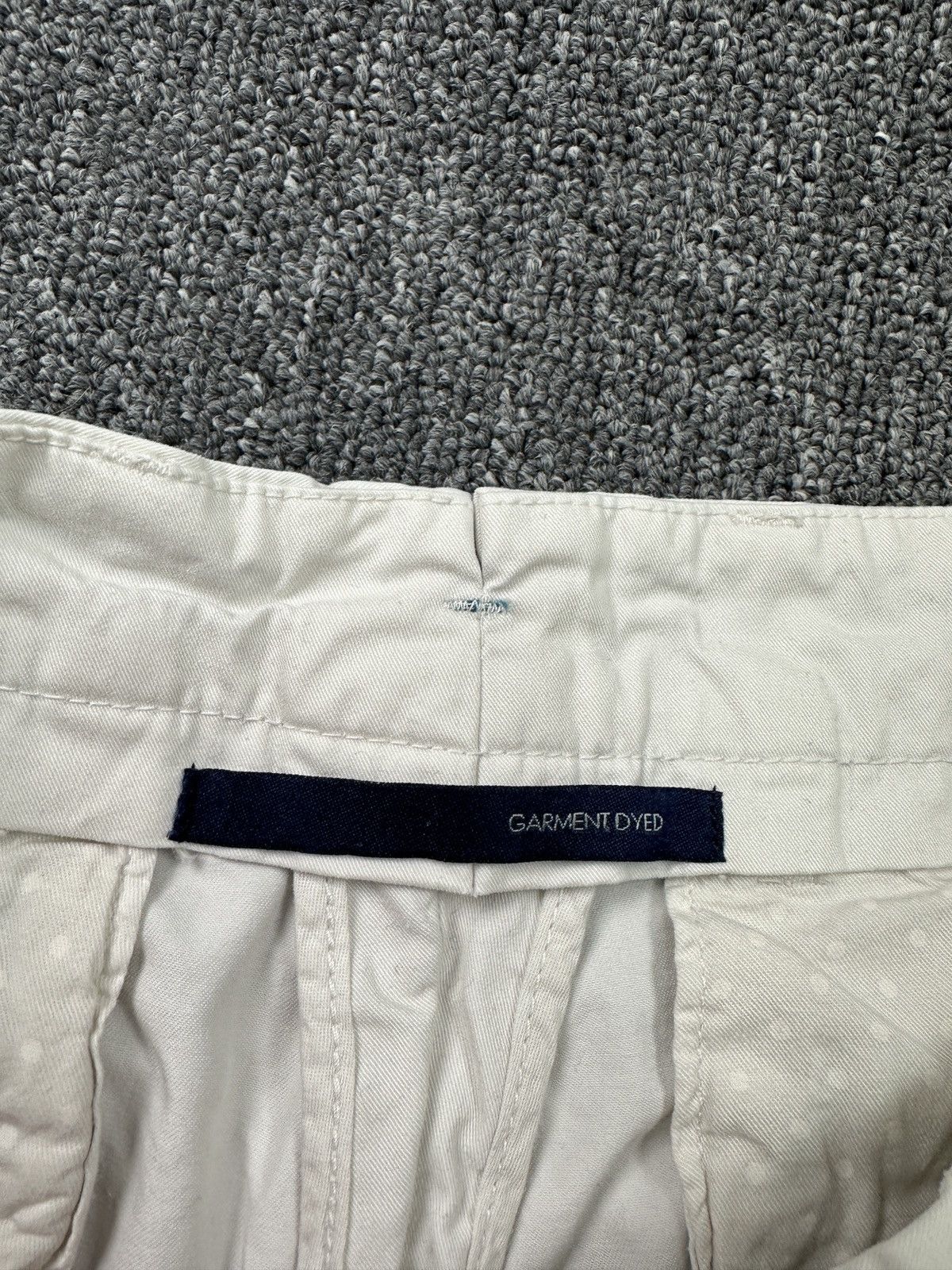 Other Mabitex Germent Dyed Chino White Cotton Shorts Size US 30 / EU 46 - 5 Thumbnail