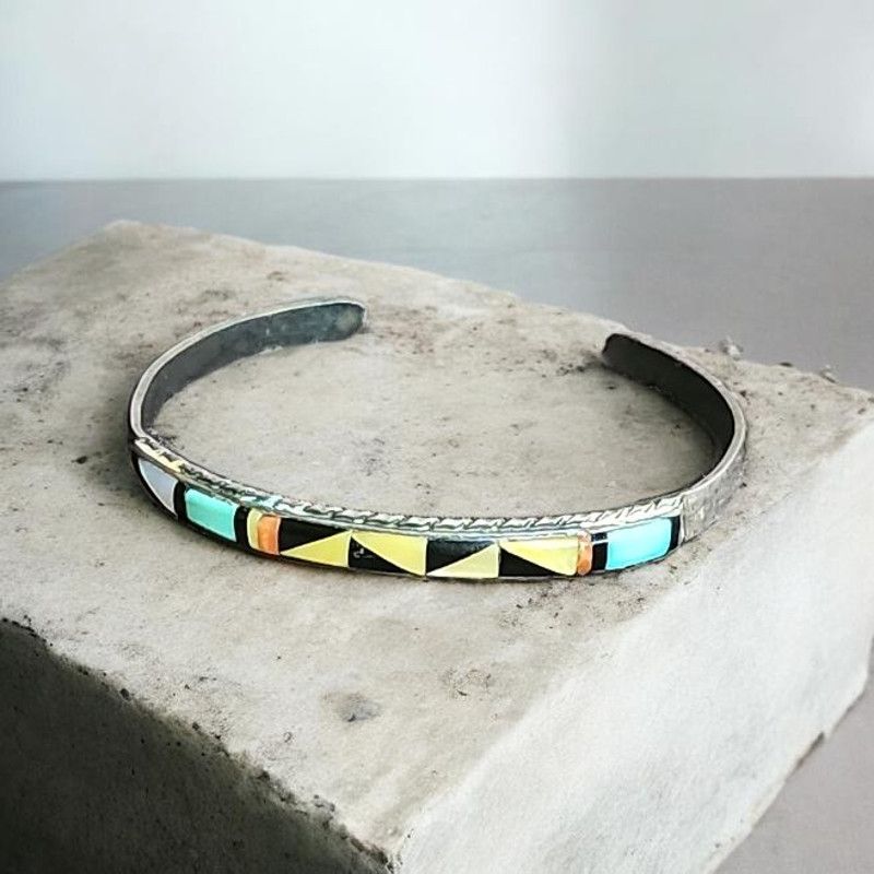 Other Sterling Bracelet Zuni John & Rosalie Bowannie JRB Navajo Size ONE SIZE - 1 Thumbnail