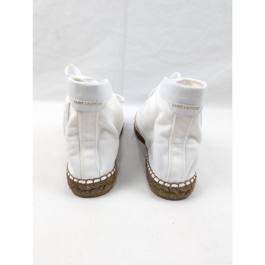 Saint Laurent Paris o1rshd1 Damon High-Top Sneakers in Off-White/Blanc Opti Size US 10 / EU 43 - 19 Thumbnail