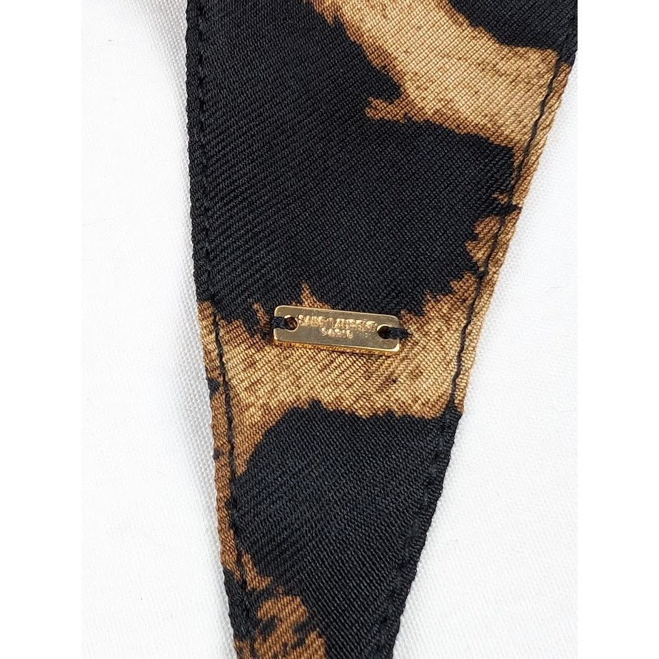 Saint Laurent Paris o1rshd1 Size: OS / Lavalliere Leopard Musseline Light Brown Size ONE SIZE - 6 Thumbnail