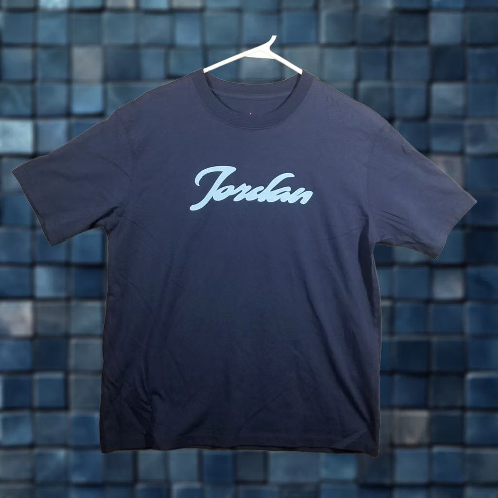 Jordan Brand Air Jordan GFX Signature Tee Shirt Small Blue FV7200-410 NEW Size US S / EU 44-46 / 1 - 1 Thumbnail