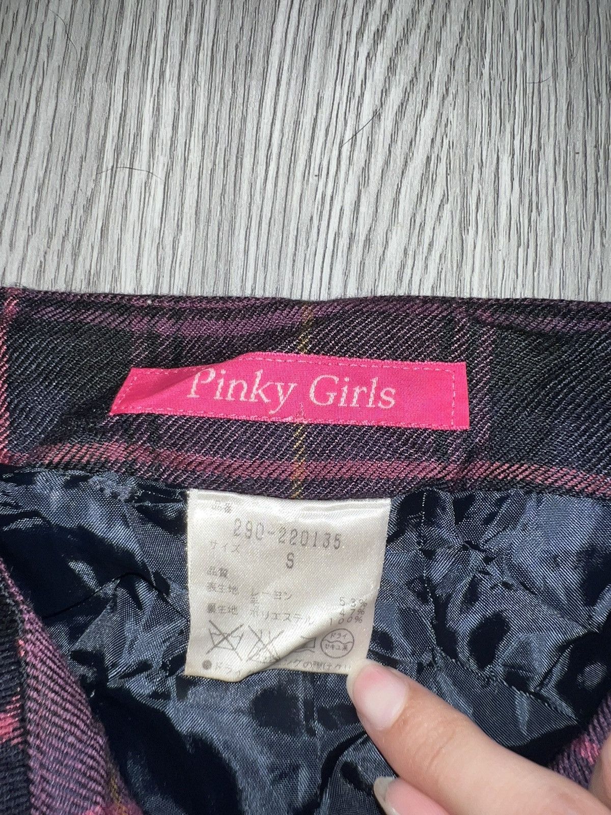 Japanese Brand Y2K Pinky Girl tartan purple skirt 🔮 Size 25" / US 0 / IT 36 - 10 Thumbnail