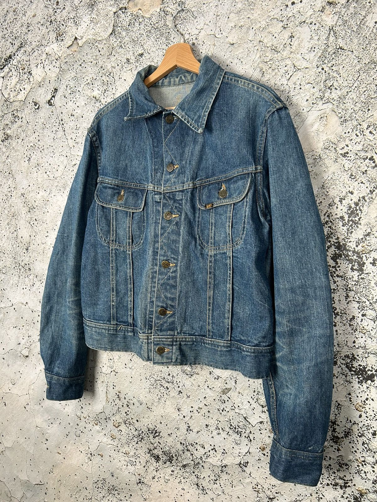 Lee Vintage Lee Jeans 90s Trucker Jacket Storm Denim Grunge Punk Size US M / EU 48-50 / 2 - 2 Thumbnail